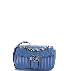 Gucci Small GG Marmont Flap Bag Mixed Matelasse Leather